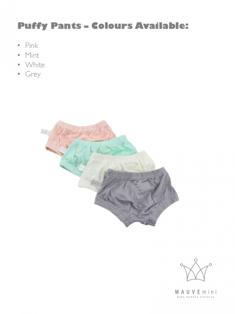 Baby Puffy Pants Mauve Collections